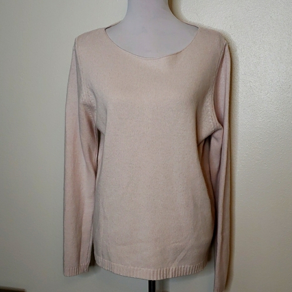 NEW Benedetta B. Merino Wool Cashmere Sweater Button Back Cardigan Luxury Comfy - Picture 1 of 16